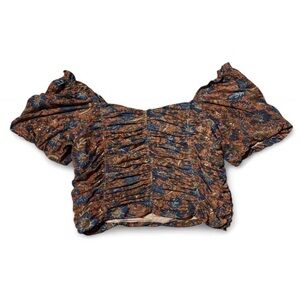 House of Harlow 1960 Ruched Off the Shoulder Top